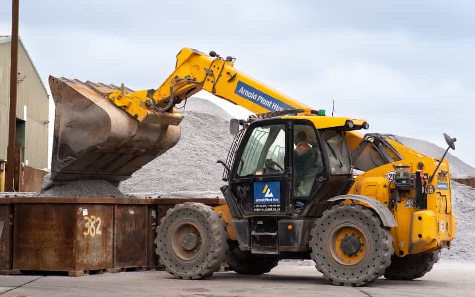 Large Yellow Excavator